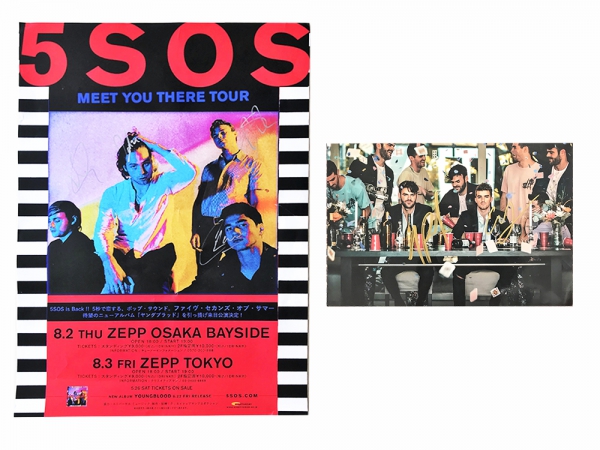 5SOSサイン入りポスターとThe Chainsmokersサイン入り生写真を4名様にプレゼント！